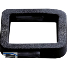 Kennring eckig, f�r Zylinderschl�ssel, Kunststoff schwarz