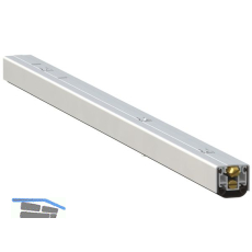 T�rdichter 1370NS, Breite 24,5 mm, H�he 19 mm, L�nge 822 mm, Aluminium natur