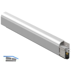 T�rdichter 1750, Breite 15 mm, H�he 37,5 mm, L�nge 730 mm, Aluminium natur