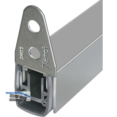 PLANET T�rdichter MF-FH-RD, 585 x 19,8 x 20 mm, einseitig, Aluminium natur