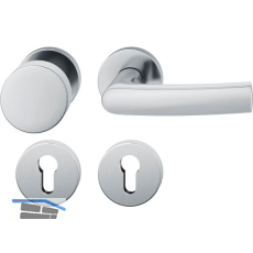 FSB Wechselgarnitur 12 1015 ASL auf Rosette PZ, Knopf drehbar, Edelstahl matt