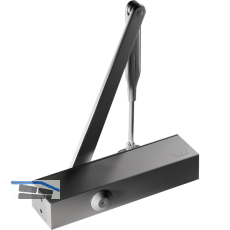 DORMAKABA T�rschlie�er TS 73 V mit Flachgest�nge, EN 2-4, silber