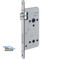 DORMAKABA Einstemmschloss 127 WC, DM 61, rund, 250 x 18 x 4 mm, Edelstahl