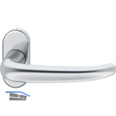 FSB FH-Rahment�rdr�cker 09 1023 Hochhaltefeder B ovale Rosette Edelstahl matt