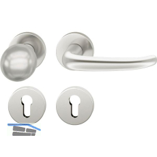 FSB Feuerschutz Wechselgarnitur 79 1053 AGL DIN PZ, rechts, silber eloxiert