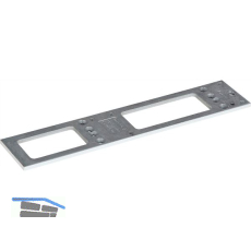 GEZE Montageplatte f�r TS 4000/5000, wei� RAL 9016