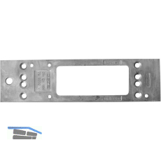 GEZE Montageplatte f�r TS 3000 V, silber