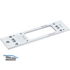 GEZE Montageplatte f�r TS 3000 V, wei� (RAL 9016)