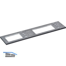 GEZE Montageplatte f�r TS 4000/5000, schwarz RAL 9005