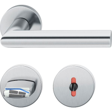 FSB Dr�ckergarnitur 12 1076 ASL auf Rosette WC, Edelstahl matt