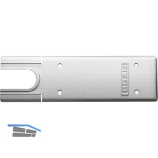 GEZE Deckplatte f�r TS 550 NV/NV-F Edelstahl