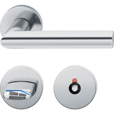 FSB Objekt Dr�ckergarnitur 72 1076 AGL auf Rosette WC, Edelstahl matt