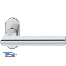 FSB FH-Rahment�rdr�cker 09 1076 Hochhaltefeder B ovale Rosette Edelstahl matt