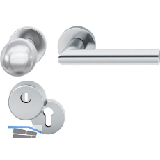 FSB Haust�rwechselgarnitur 12 1076 mit Kernziehschutz, Edelstahl matt