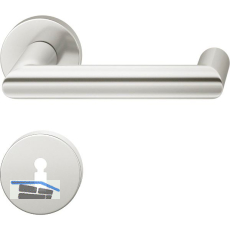 FSB Dr�ckergarnitur 12 1016 ASL auf Rosette BB, silber eloxiert