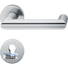 FSB Dr�ckergarnitur 12 1016 ASL auf Rosette PZ, Edelstahl matt