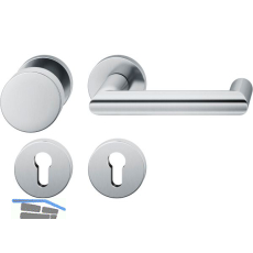 FSB Feuerschutz Wechselgarnitur 79 1016 AGL �NORM PZ, rechts, Edelstahl matt