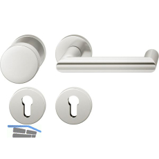 FSB Feuerschutz Wechselgarnitur 79 1016 AGL DIN PZ, links, silber eloxiert