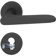 FSB Dr�ckergarnitur 12 1144 ASL auf Rosette PZ, schwarz matt