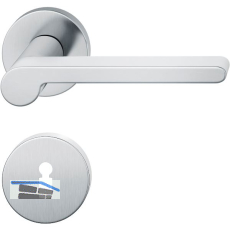 FSB Dr�ckergarnitur 12 1021 ASL auf Rosette BB, Edelstahl matt