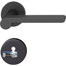 FSB Dr�ckergarnitur 12 1021 ASL auf Rosette BB, schwarz matt