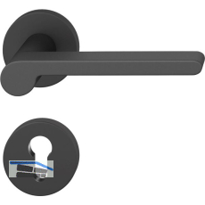 FSB Dr�ckergarnitur 12 1021 ASL auf Rosette PZ, schwarz matt