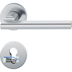 FSB Dr�ckergarnitur 12 1035 ASL auf Rosette PZ, Edelstahl matt