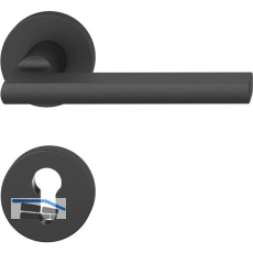 FSB Dr�ckergarnitur 12 1035 ASL auf Rosette PZ, schwarz matt