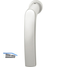 FSB Fenster-Steckgriff 34 1015 minimalistisch, Aluminium silber eloxiert