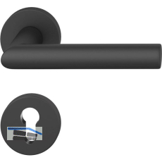 FSB Dr�ckergarnitur 12 1076 ASL auf Rosette PZ, schwarz matt