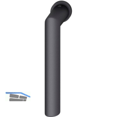 FSB Fenster-Steckgriff 34 1076 minimalistisch, Aluminium schwarz matt