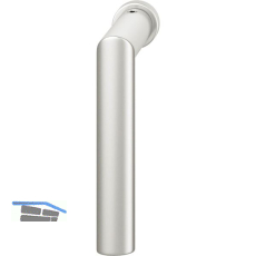 FSB Fenster-Steckgriff 34 1108 minimalistisch, Aluminium silber eloxiert