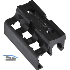 GEZE Halterung zu flexiblem Gest�nge Kunststoff schwarz