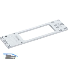 GEZE Montageplatte f�r TS 2000 NV, silber