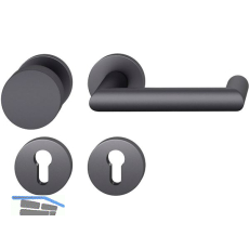 FSB Feuerschutz Wechselgarnitur 79 1016 AGL DIN PZ, links, schwarz matt