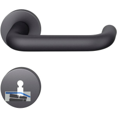 FSB Dr�ckergarnitur 12 1070 ASL auf Rosette BB, schwarz matt