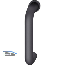 FSB Fenster-Steckgriff 34 1070 minimalistisch, Aluminium schwarz matt