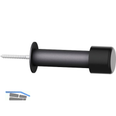 FSB Wandt�rpuffer 38 3880 L�nge 120 mm, Aluminium schwarz matt