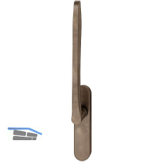 FSB Hebeschiebet�rgriff 34 1106, Bronze dunkel patiniert