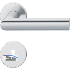 FSB Dr�ckergarnitur 12 1108 ASL auf Rosette BB, Edelstahl matt