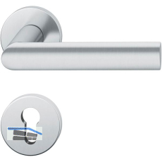 FSB Dr�ckergarnitur 12 1108 ASL auf Rosette PZ, Edelstahl matt