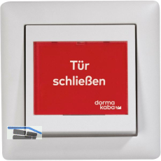 DORMAKABA Drucktaster T�r schlie�en wei�/rot