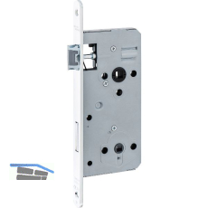 DORMAKABA Einstemmschloss 127 WC, DM51, rund, Fl�sterfalle, Edelstahl