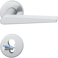 FSB Dr�ckergarnitur 12 1005 ASL auf Rosette PZ, Edelstahl matt