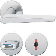 FSB Dr�ckergarnitur 12 1005 ASL auf Rosette WC, Edelstahl matt