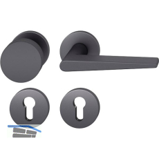 FSB Feuerschutz Wechselgarnitur 76 1005 AGL �NORM PZ, links, schwarz matt