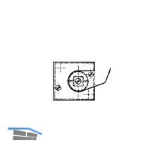 GEZE Drehlager TS 500/550 Vierkantachse, Stahl verzinkt