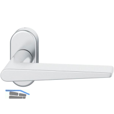 FSB Rahment�rdr�cker 09 1005 Hochhaltefeder B ovale Rosette Edelstahl matt