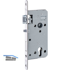 DORMAKABA Einstemmschloss 127WZ FB PZW,Fl�sterfalle, DM 60, Nuss 8,5 mm, links