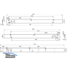 DORMAKABA Montageplattenset f�r GSR-BG XEA